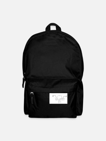 détective chapeau - Sac à dos - noir