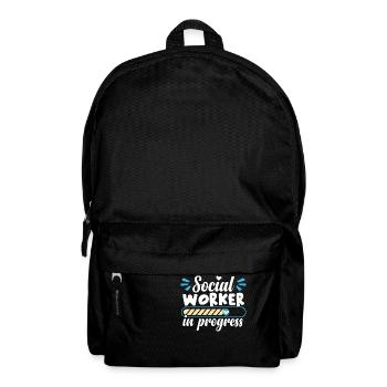 Sozialarbeiterin Frauen - Rucksack - Schwarz - Vorne