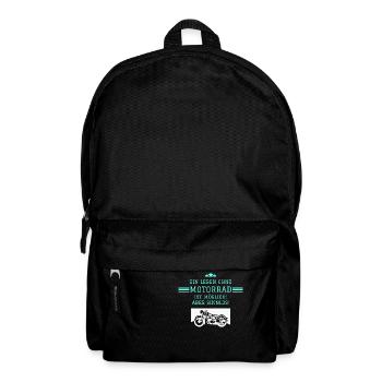 Ein Leben ohne Motorrad - Rucksack - Schwarz - Vorne