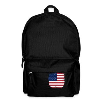 USA America - Backpack - black - Front