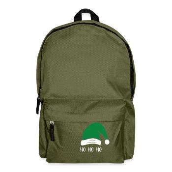 HO HO HO - Rucksack - Olivgrün - Vorne