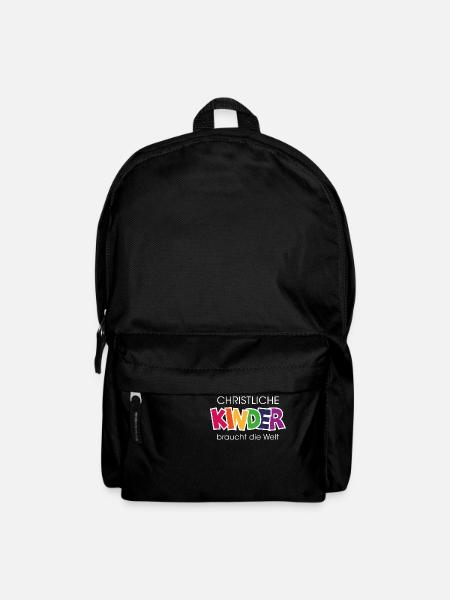 christliche Kinder - Rucksack - Schwarz