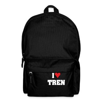 I LOVE TREN - Rucksack - Schwarz - Vorne