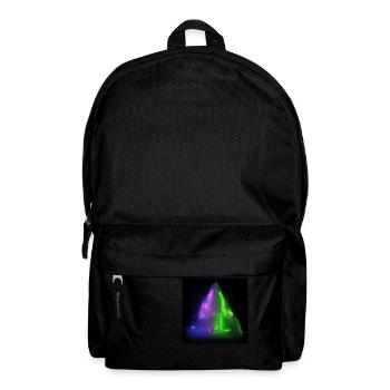 Triangle of asian neon signs city lights at night - Rucksack - Schwarz - Vorne