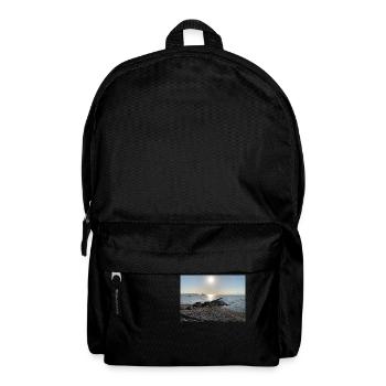 Baltic Sea with sun - Backpack - black - Front