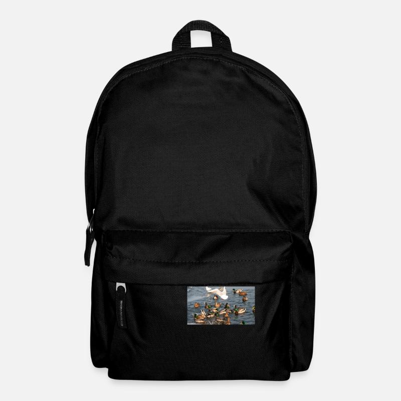 Duck with family - Backpack - black