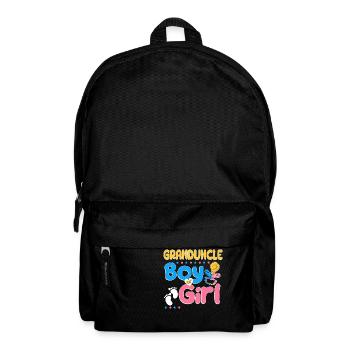 Pink or Blue Granduncle Loves You Best Uncle Ever - Rucksack - Schwarz - Vorne