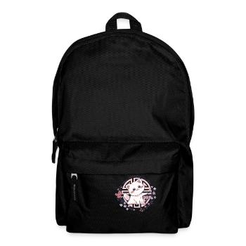 Vietnamesisches Neujahr Katze Blumen I Geschenk - Rucksack - Schwarz - Vorne