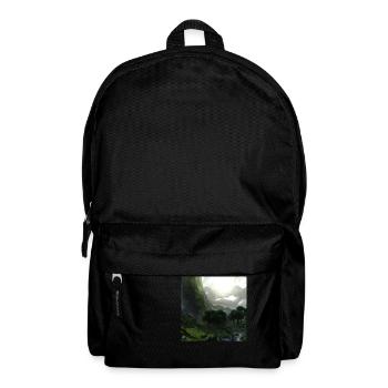 Wunderschöne Berglandschaft - Rucksack - Schwarz - Vorne