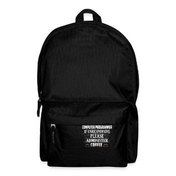 Computer Programmer Coding Software - Rucksack - Schwarz - Vorne