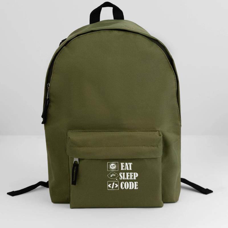Eat Sleep Code Coding Software Rucksack
