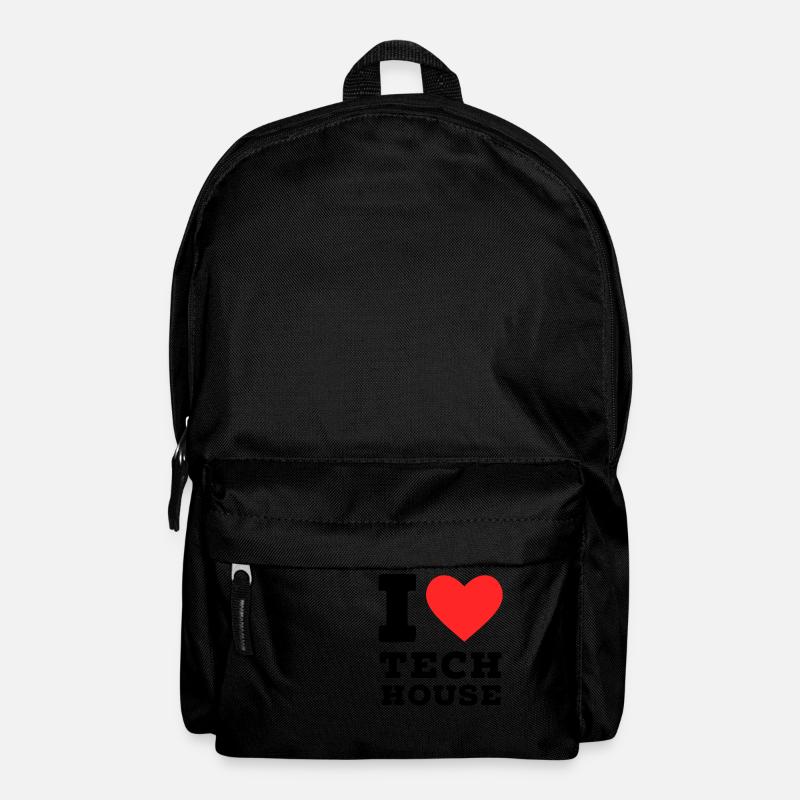 I love tech house - Backpack - black