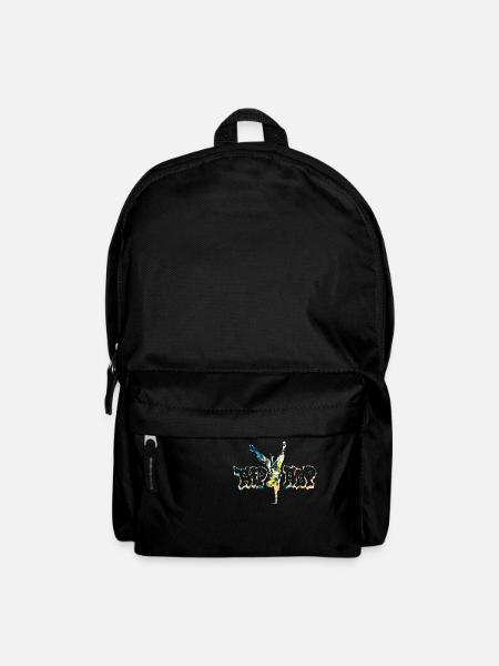Musik lustige Hip Hop Retro Song Hipster Vinyl Party - Rucksack - Schwarz