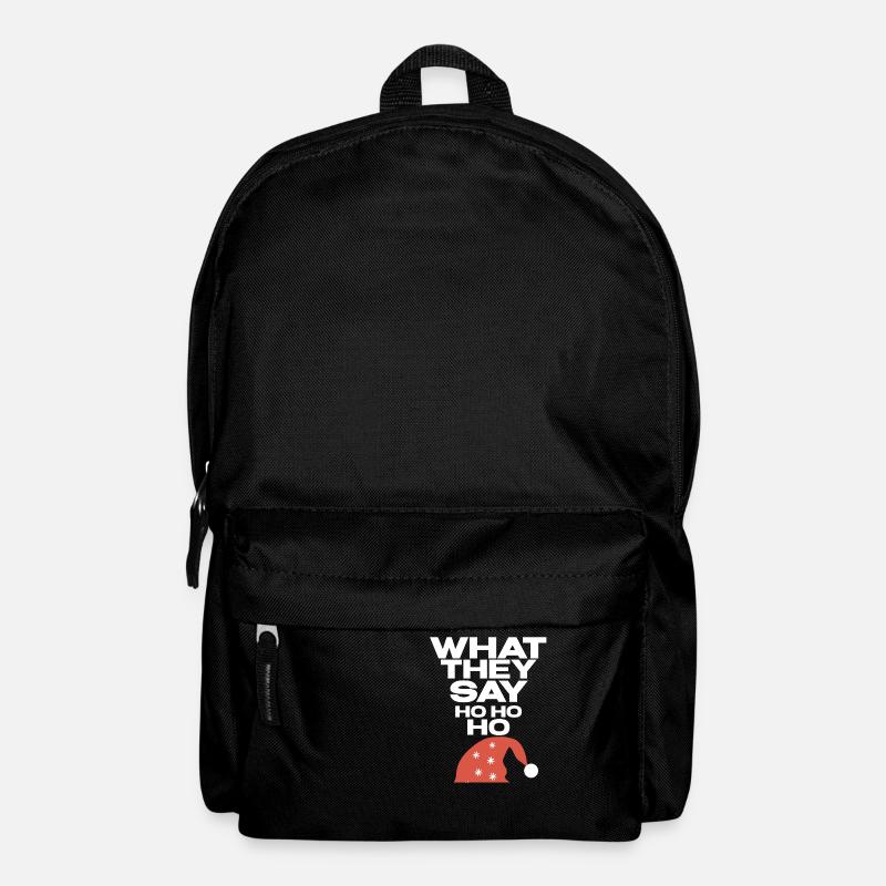 Ho Ho Ho - Rucksack - Schwarz