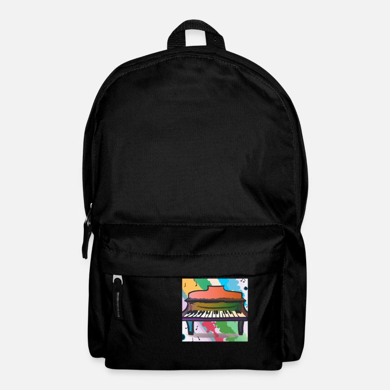 Piano coloré - Sac à dos - noir