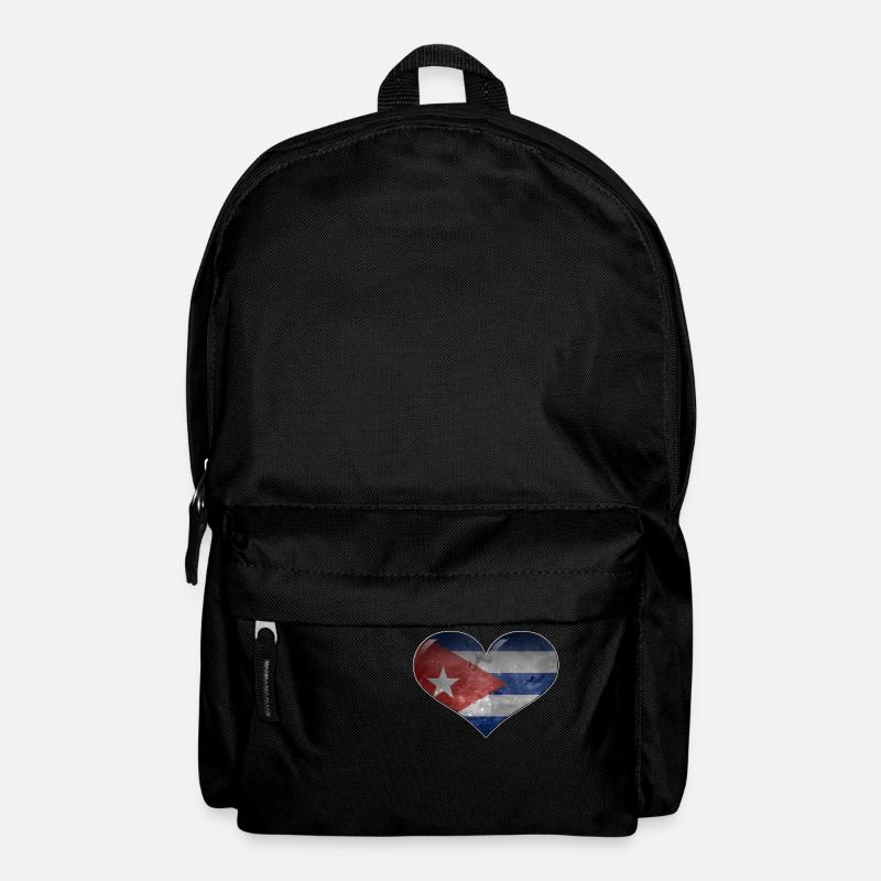 Kuba-Herz - Rucksack - Schwarz
