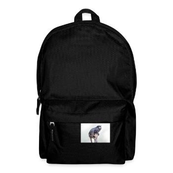 black-mantled tamarin Schwarzrückentamarin - Backpack - black - Front