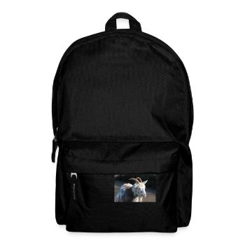 Chèvre naine ou chèvre miniature Zwergziege - Sac à dos - noir - Devant