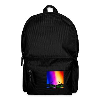 Rainbow Drums - Rucksack - Schwarz - Vorne