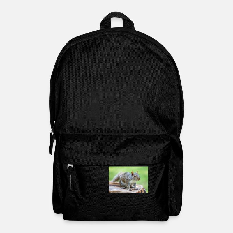 Grauhörnchen Sciurus carolinensis - Rucksack - Schwarz