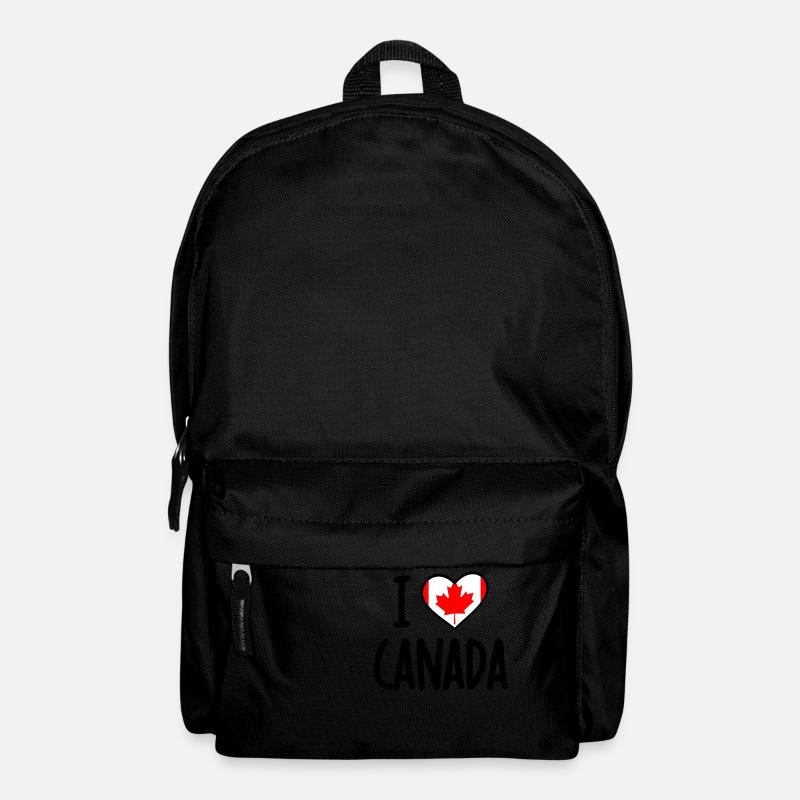 i love canada - Rucksack - Schwarz