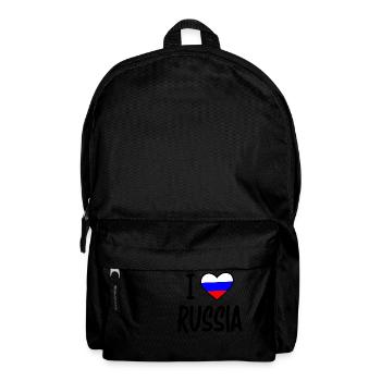 i love russia - Rucksack - Schwarz - Vorne