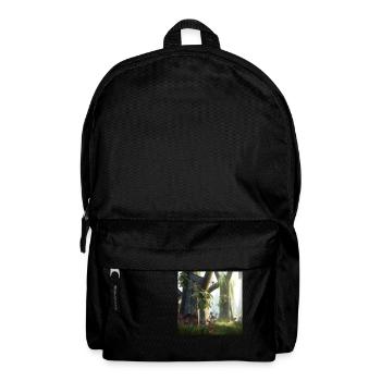 Magical forest - Backpack - black - Front