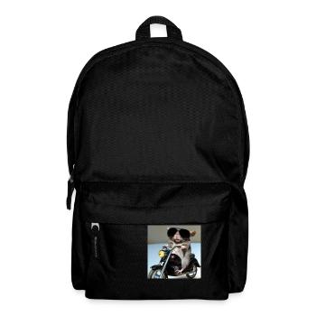 Badass Mouse - Rucksack - Schwarz - Vorne