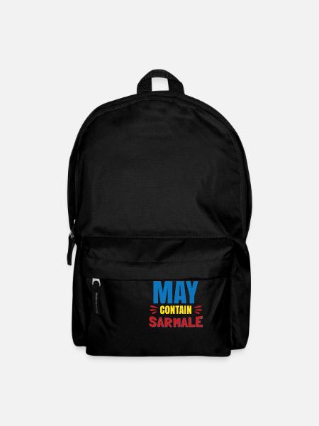 May Contain Sarmale - Backpack - black
