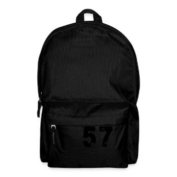 57 Maillot numéro - Sac à dos - noir - Devant