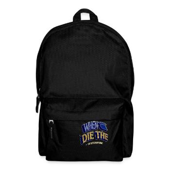 aw cute awesome persian funny quote present idea - Backpack - black - Front