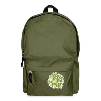 hunderasse geschenkidee geburtstagsgeschenk doggie - Rucksack - Olivgrün - Vorne