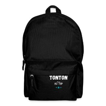 tonton au top idée cadeau - Sac à dos - noir - Devant