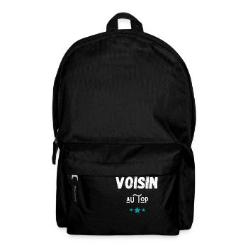 voisin au top idée cadeau - Sac à dos - noir - Devant
