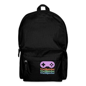 Viel-Spieler - Rucksack - Schwarz - Vorne