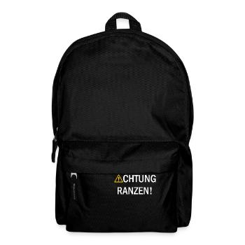 ACHTUNG RANZEN - Rucksack - Schwarz - Vorne