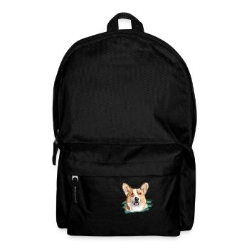 corgi - Rucksack - Schwarz - Vorne
