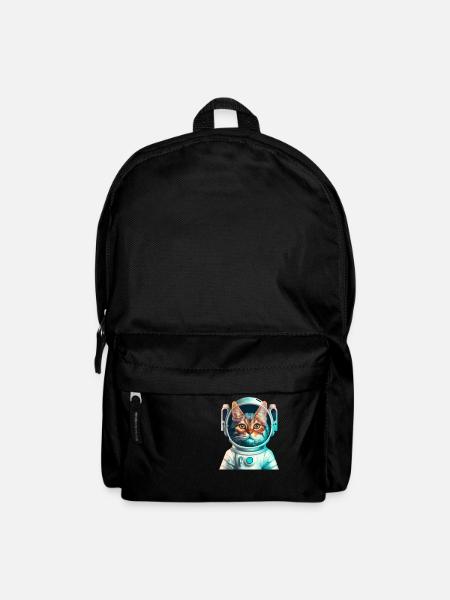 space cat - Rucksack - Schwarz