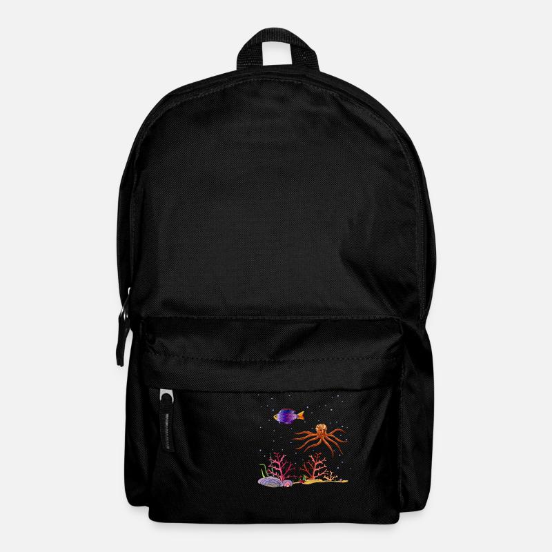 Unterwasserwelt - Rucksack - Schwarz