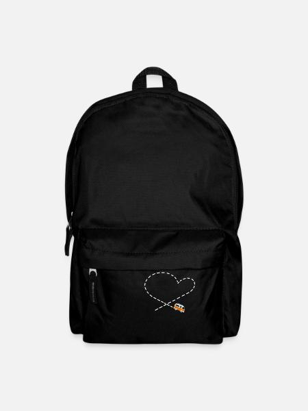 Camper love Bus Camping Herz - Rucksack - Schwarz