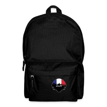 Bordeux France Drapeau Skyline Silhouette Travel - Sac à dos - noir - Devant