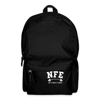NFE (No F*ckin ́ Excuses) - Make your Workout - Backpack - black - Front