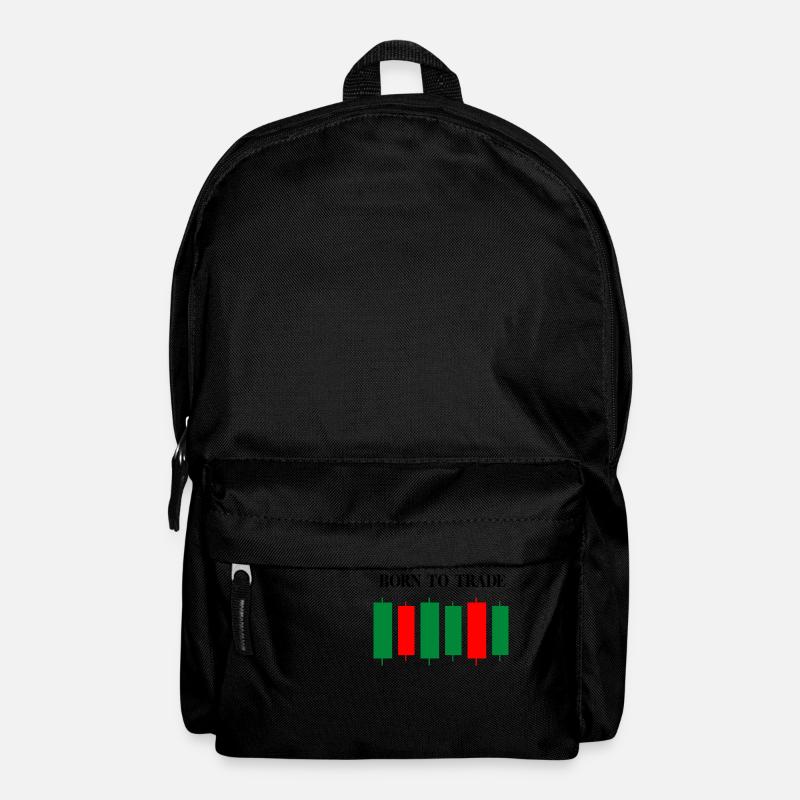 Bitcoin Trading Crypto Aktien - Rucksack - Schwarz