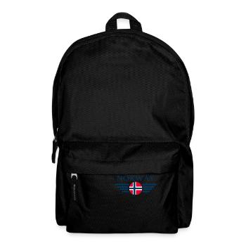 Norwegen - Rucksack - Schwarz - Vorne