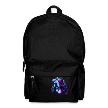 Basset Hound Dogs Basset Hounds - Backpack - black - Front