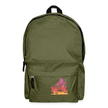 Rollerblades Rollerblade Skates Rollschuhe Retro - Rucksack - Olivgrün - Vorne