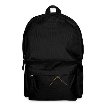 Conception de chaîne de vélo - Sac à dos - noir - Devant