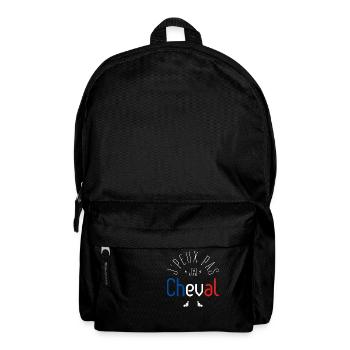 J Peux Pas J Ai Cheval - Sac à dos - noir - Devant