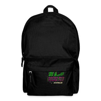 funny sayings birthday fruit cool fun go vegan - Backpack - black - Front