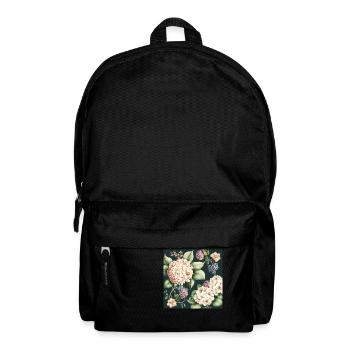 Floral Design 26 - Rucksack - Schwarz - Vorne